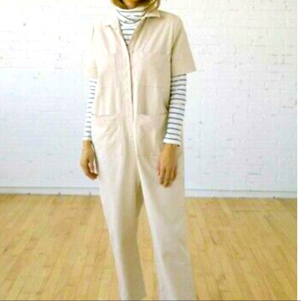 Tradlands Finn Natural Cotton Jumpsuit